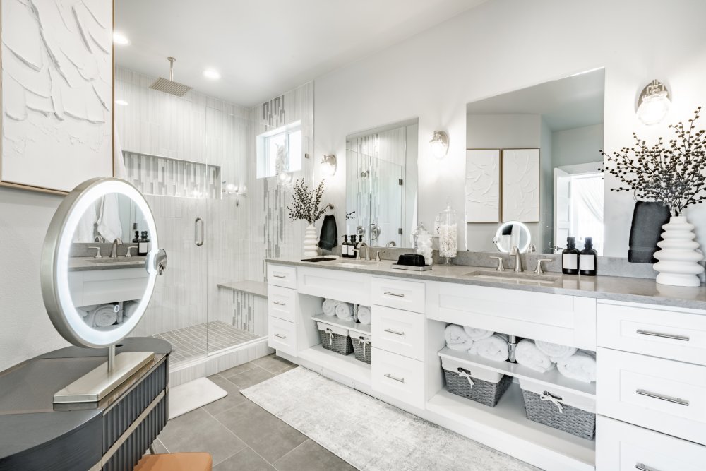 Custom bathroom countertops